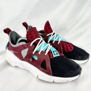 Nike Huarache Maroon Teal Shoes Team Red Low Top Rare‎ BQ5102-600 Men's Size 11
